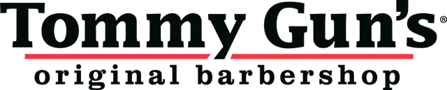 Tommy Gun's Barbershop logo
