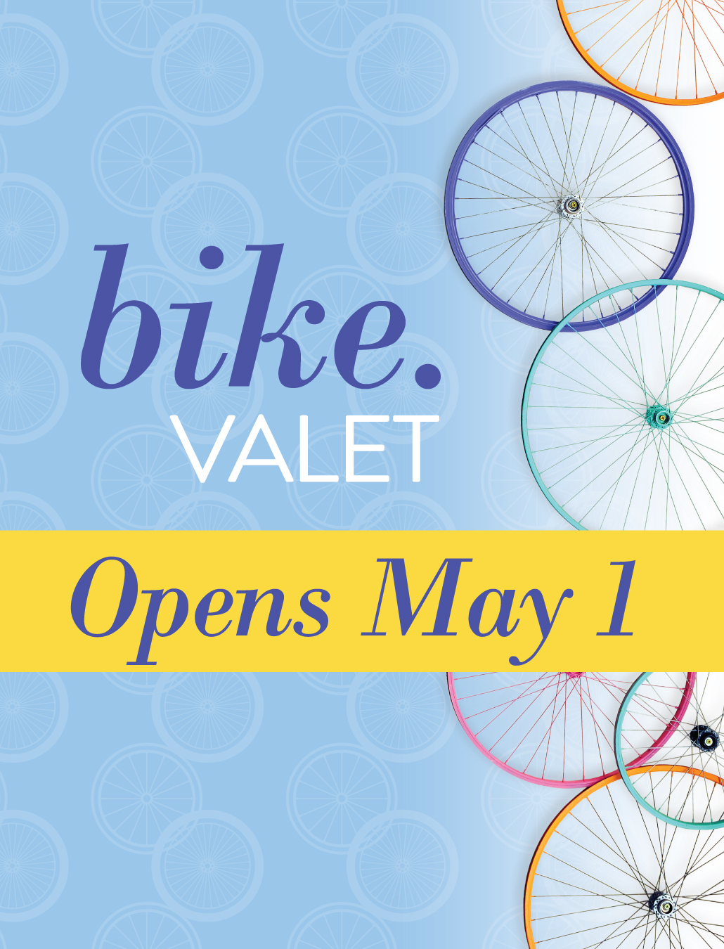 Bike Valet at Hillside Centre Opens May 1