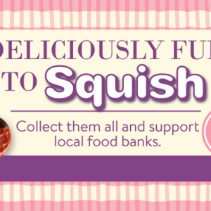 Collect all 16 Squishies!